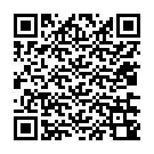 QR-koodi puhelinnumerolle +12036340406