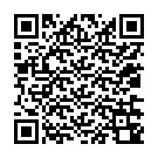 QR Code สำหรับหมายเลขโทรศัพท์ +12036340418