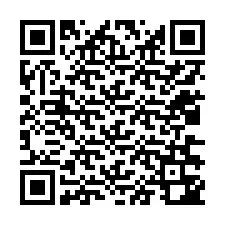 Código QR para número de teléfono +12036342256