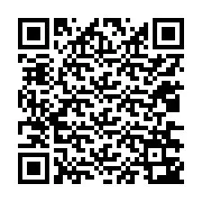 QR-koodi puhelinnumerolle +12036343652