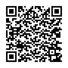 Codice QR per il numero di telefono +12036343662