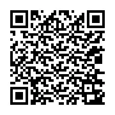 QR-koodi puhelinnumerolle +12036343664