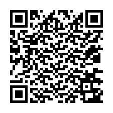 QR код за телефонен номер +12036343709