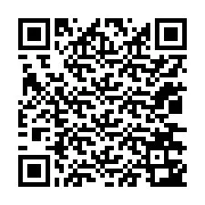 QR код за телефонен номер +12036343795