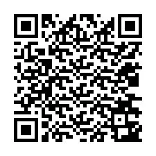 QR-koodi puhelinnumerolle +12036343796