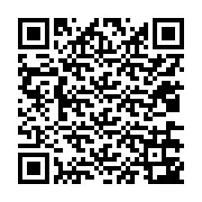 Kod QR dla numeru telefonu +12036343802