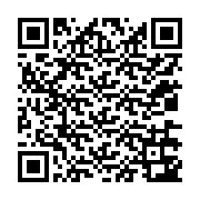 QR код за телефонен номер +12036343804