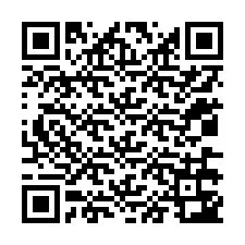 Kod QR dla numeru telefonu +12036343810