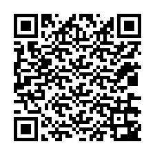 Codice QR per il numero di telefono +12036343811