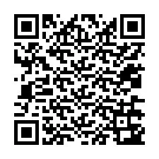 QR-code voor telefoonnummer +12036343813