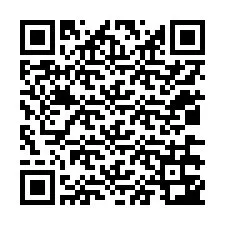 QR Code สำหรับหมายเลขโทรศัพท์ +12036343814