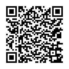 Código QR para número de teléfono +12036343815