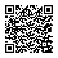 QR kód a telefonszámhoz +12036343855