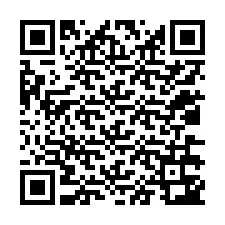 QR код за телефонен номер +12036343858