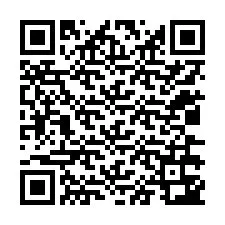 QR Code สำหรับหมายเลขโทรศัพท์ +12036343864