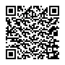 Código QR para número de telefone +12036343865