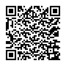 QR kód a telefonszámhoz +12036343889