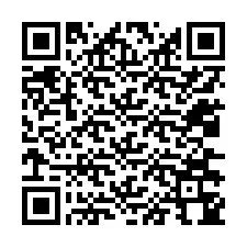 Código QR para número de telefone +12036344363