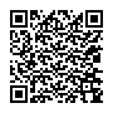 QR-koodi puhelinnumerolle +12036344364