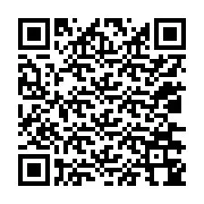 QR-code voor telefoonnummer +12036344368