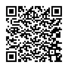 Kod QR dla numeru telefonu +12036344370