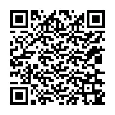 Codice QR per il numero di telefono +12036345121