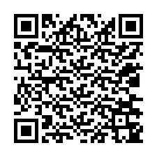 QR-koodi puhelinnumerolle +12036345328