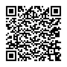 QR код за телефонен номер +12036348146