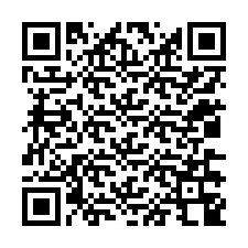 QR код за телефонен номер +12036348154