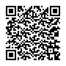 QR код за телефонен номер +12036349434