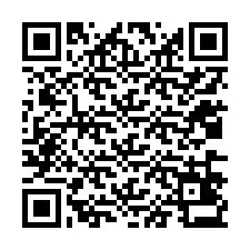 QR-koodi puhelinnumerolle +12036433412