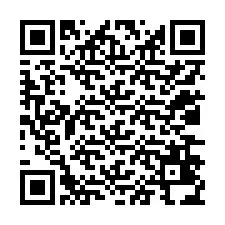 QR-code voor telefoonnummer +12036434598