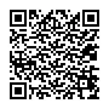 Codice QR per il numero di telefono +12036474443