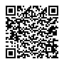 Código QR para número de teléfono +12036475447