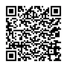 QR код за телефонен номер +12036674884