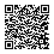 QR-koodi puhelinnumerolle +12036675534