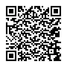 QR код за телефонен номер +12036686197