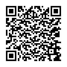 QR код за телефонен номер +12036686198