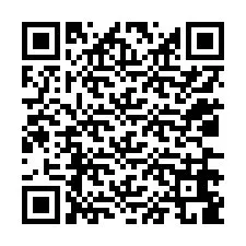 QR-code voor telefoonnummer +12036689828