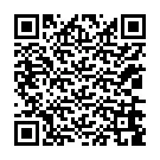 QR-Code für Telefonnummer +12036689831