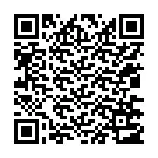 Kode QR untuk nomor Telepon +12036703654