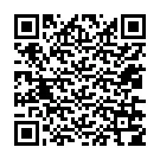 Kode QR untuk nomor Telepon +12036704457