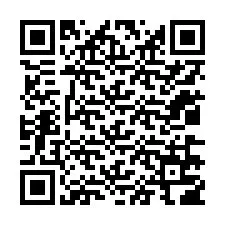 QR-code voor telefoonnummer +12036706445