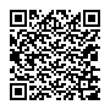 電話番号のQRコード +12036707175
