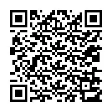 Código QR para número de telefone +12036713413