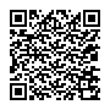 QR-koodi puhelinnumerolle +12036770344