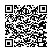 QR-koodi puhelinnumerolle +12036780123