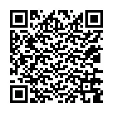 Código QR para número de teléfono +12036789829