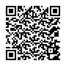 QR-koodi puhelinnumerolle +12036802151