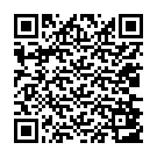 QR-koodi puhelinnumerolle +12036803636